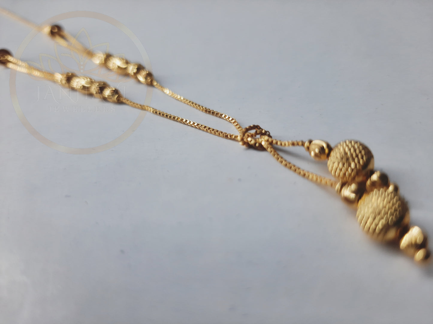 Golden Short mangalsutra 1 gram golden polish made with original gold polish , 18"inch long DAILY USE, 6 MONTHS WARANTY