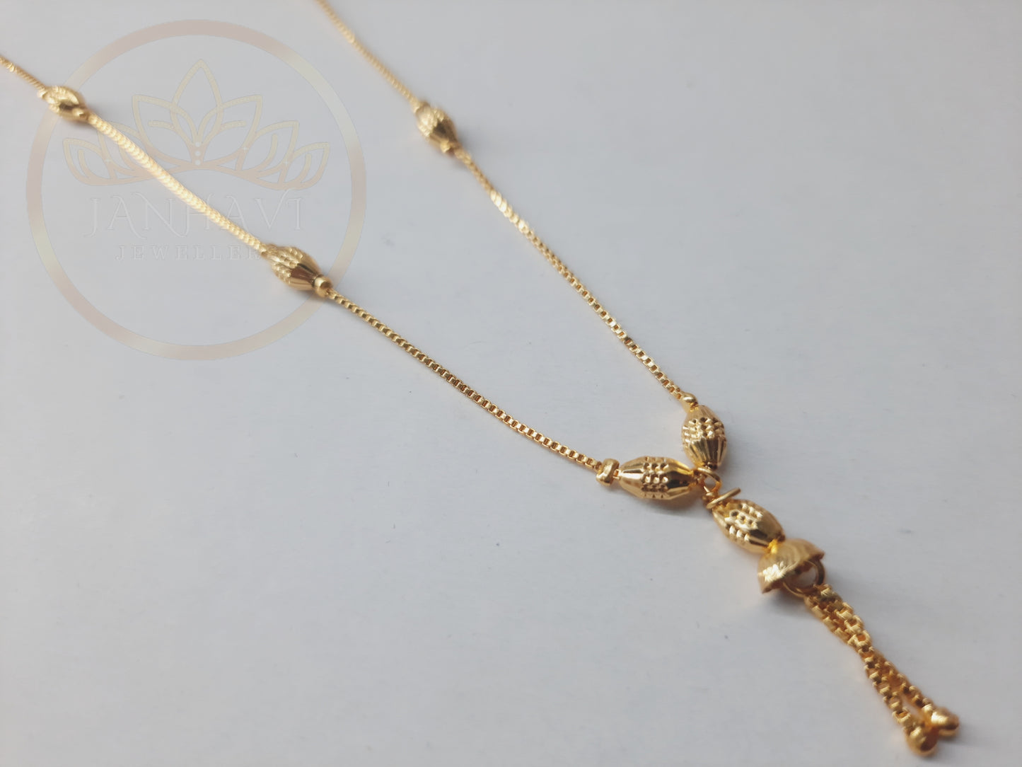 Golden Short mangalsutra 1 gram golden polish made with original gold polish , 18"inch long DAILY USE, 6 MONTHS WARANTY